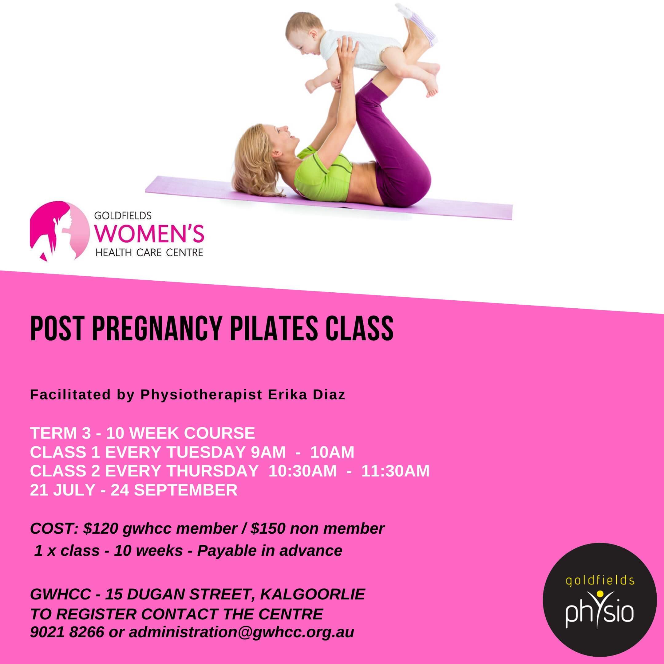 Post Pregnancy Pilates 10 week Program - session 1