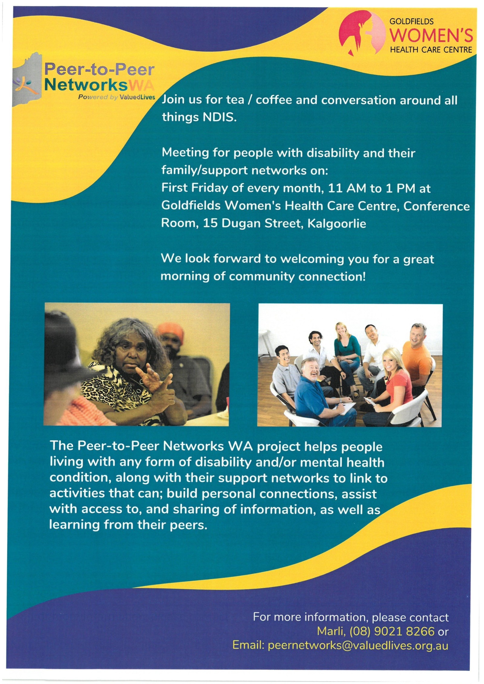NDIS Peer to Peer Support Network Meeting