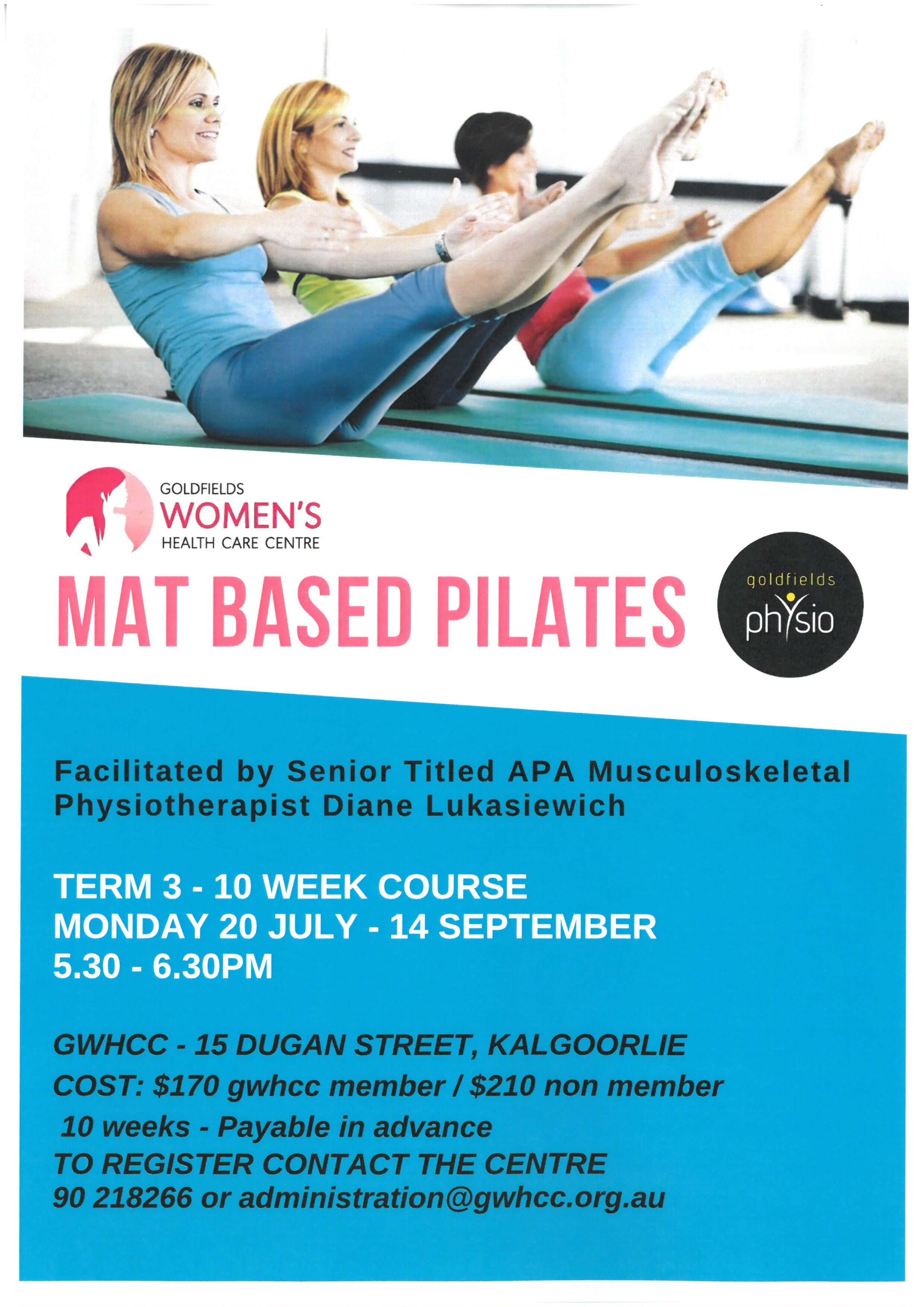 Mat Based Pilates - Term 3