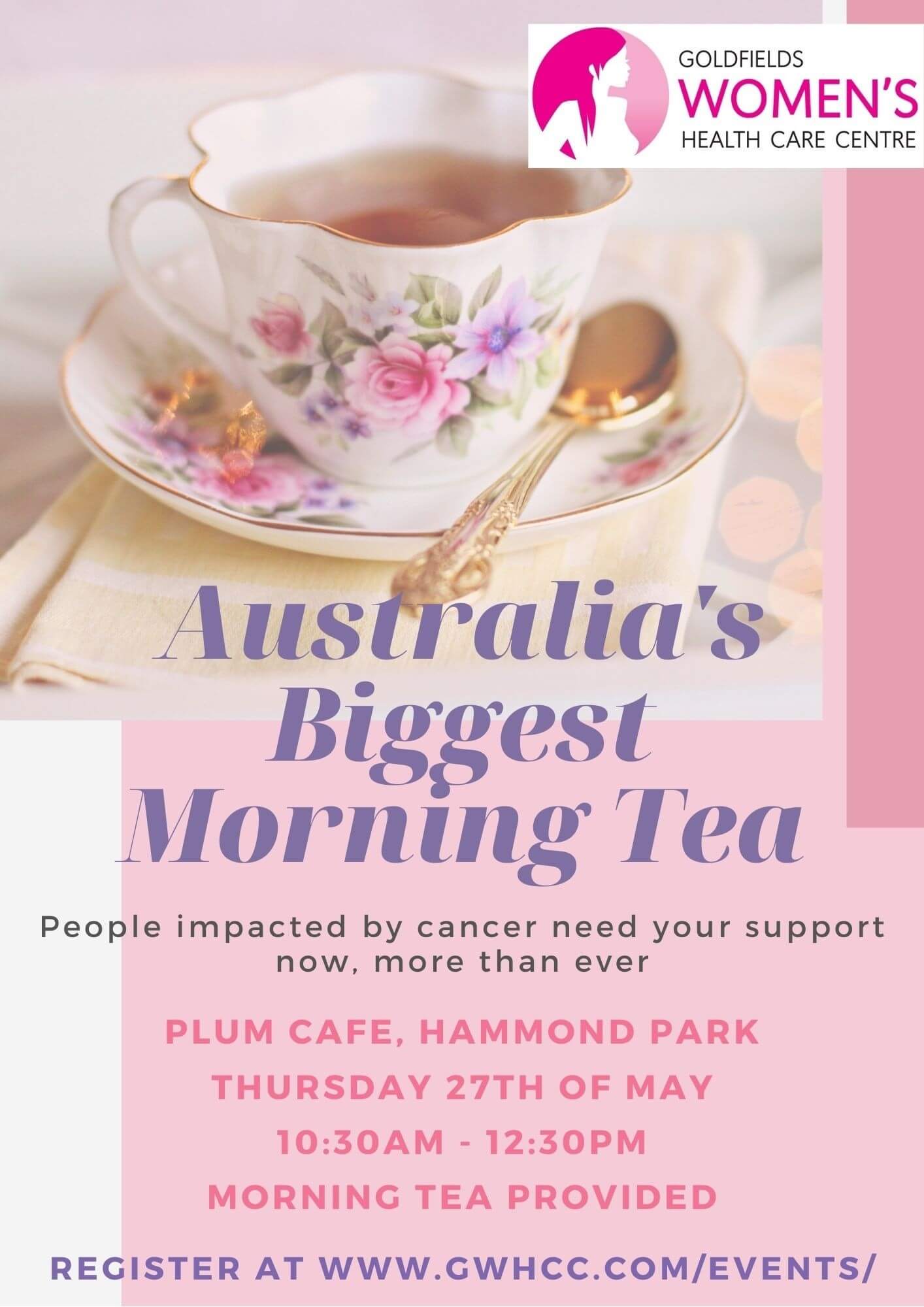 Australia's Biggest Morning Tea GWHCC
