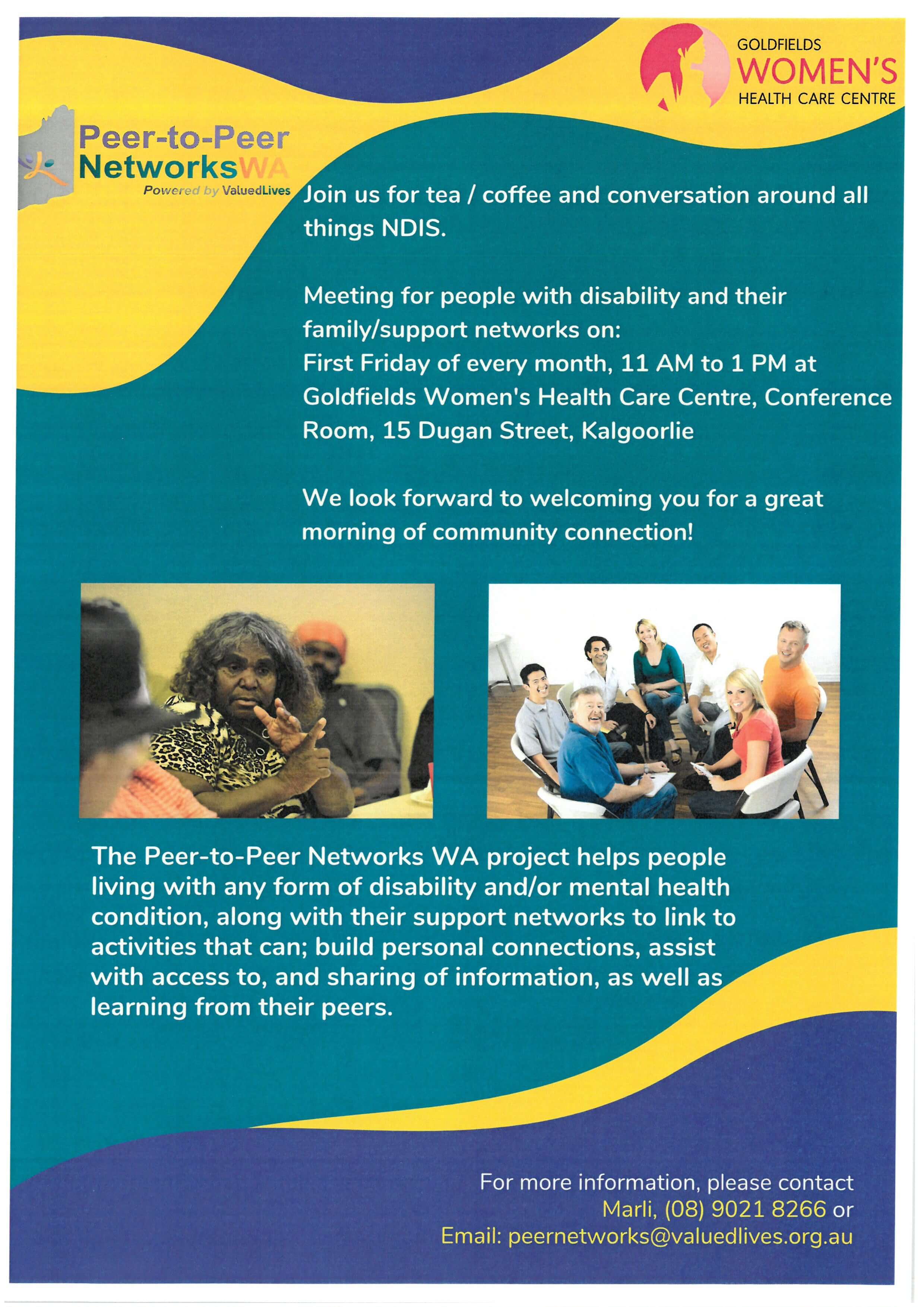 NDIS Peer to Peer Support Network Meeting