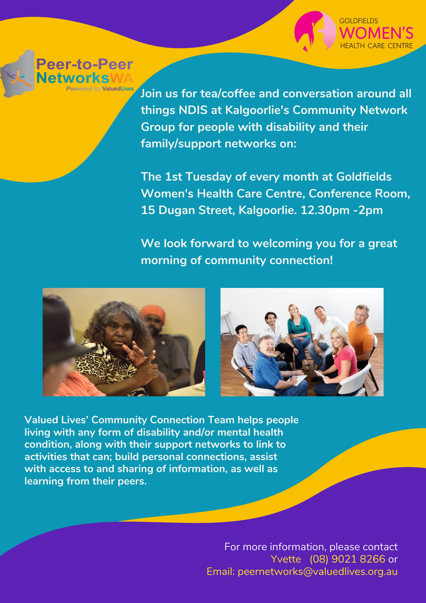 Valued Lives Peer to Peer Support Group