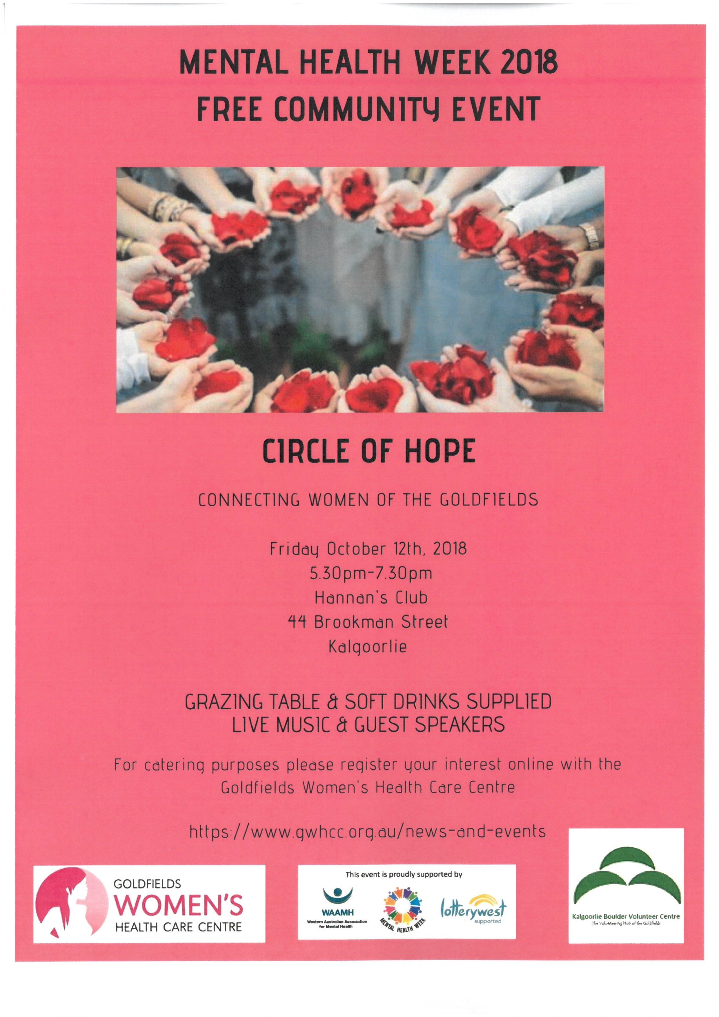 Mental Health Week Event