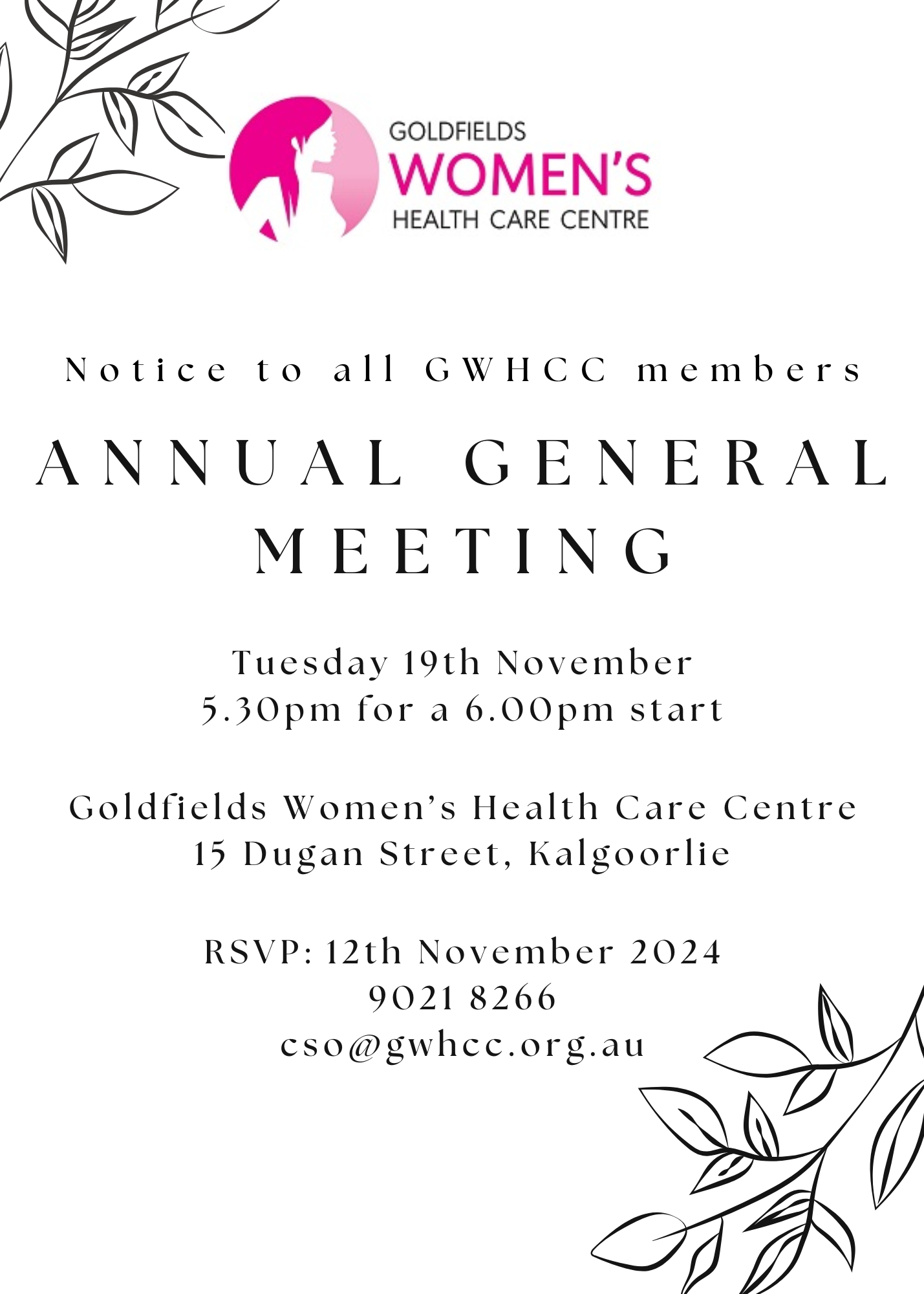 GWHCC 2024 AGM