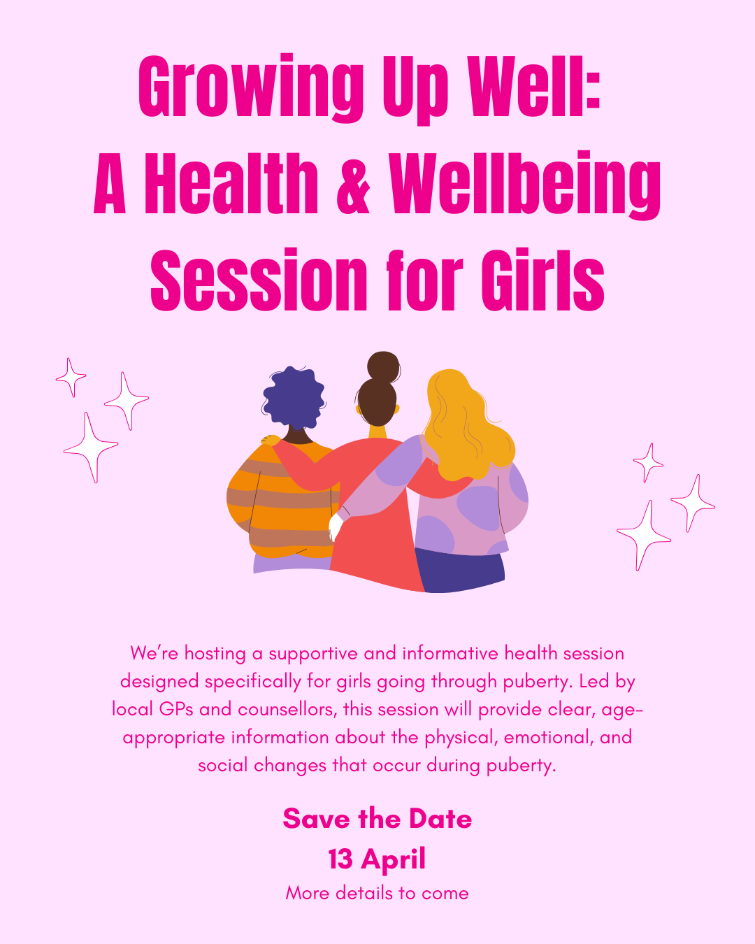 Growing Up Well: A Health & Wellbeing Session for Girls
