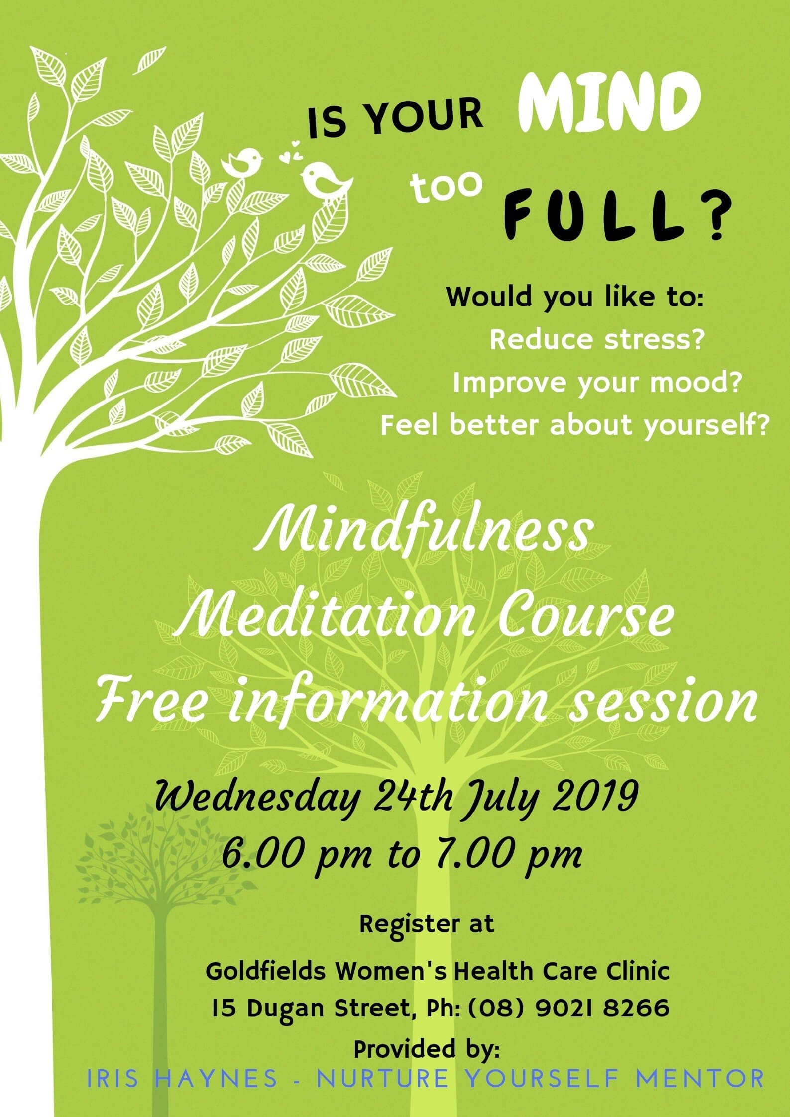 Mindfulness Mediation Information night